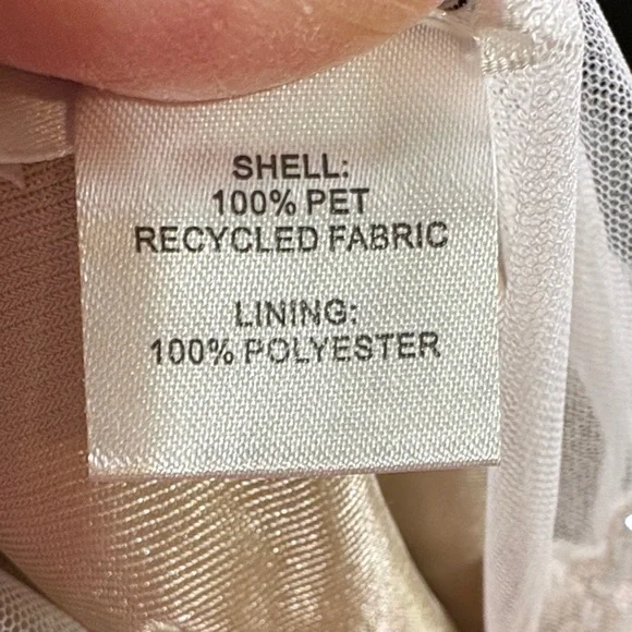 NWT Unique Vintage Beige Sequin Dress with Fringe Size XL - Picture 6 of 14